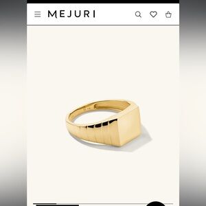 Mejuri Mini Signet Ring